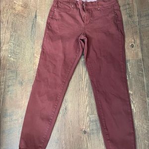 Maurices Rust Jeggings